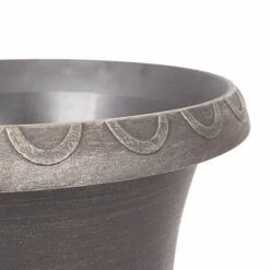 Brushed Champagne Garden Urn -Garden Centre Store 130144 3