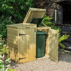 Rowlinson Apex Double Bin Store -Garden Centre Store 160280 4