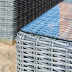 Vienna Lounger Set Grey Weave -Garden Centre Store 160289 4