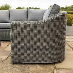 Bunbury Corner Sofa Set-Grey Weave -Garden Centre Store 160292 2