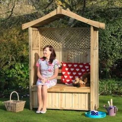 Dorset Arbour With Storage Box And Seat Cushion -Garden Centre Store 160506 2