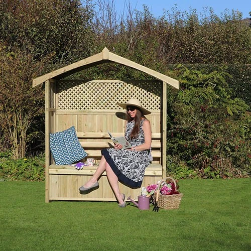 Hampshire Arbour With Storage Box And Cushion 1 Hampshire Arbour With Storage Box And Cushion
