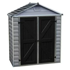 Palram 6x3 Skylight Grey Deco Apex Shed -Garden Centre Store 160732 2