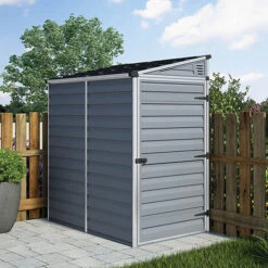 Palram 4x6 Skylight Grey Pent Shed -Garden Centre Store 160733 7