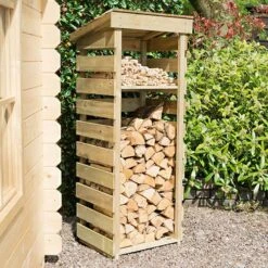 Narrow Log Store -Garden Centre Store 160742 6
