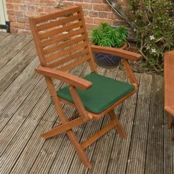 Plumley Set For 6 With Green Cushions -Garden Centre Store 160747 4