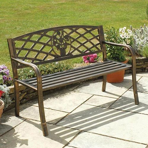 Coalbrookdale Garden Bench - Bronze 1 Coalbrookdale Garden Bench - Bronze