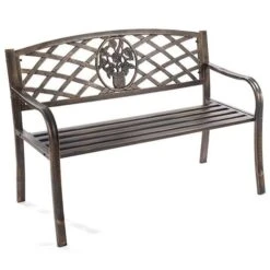 Coalbrookdale Garden Bench - Bronze 7 Coalbrookdale Garden Bench - Bronze -Garden Centre Store 160793 3