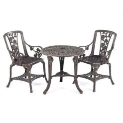 Arm Chair Patio Set - Grey -Garden Centre Store 160797 2
