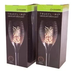 TrueFlame Mini Solar Torch Light 2pk -Garden Centre Store 160871 3