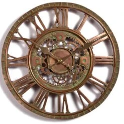 Newby Mechanical Clock Bronze 12" -Garden Centre Store 160955 2