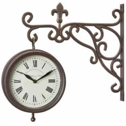 Marylebone Station Wall Clock And Thermometer -Garden Centre Store 160956 2