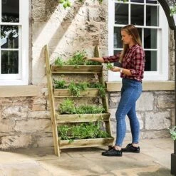 Ladder Planter -Garden Centre Store 160981 2