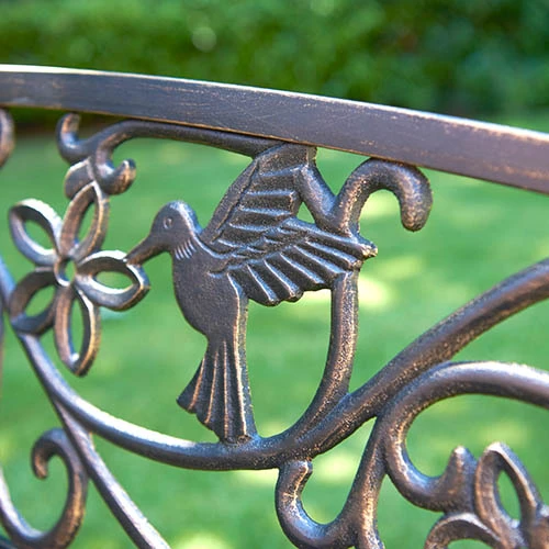 Hummingbird Bench-Bronze 2 Hummingbird Bench-Bronze - Image 2