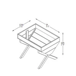 Kitchen Garden Trough -Garden Centre Store 161032 2
