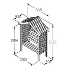 Parisienne Arbour -Garden Centre Store 161038 4