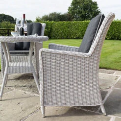 Prestbury Bistro Set Putty Grey -Garden Centre Store 161228 5