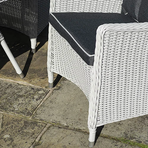 Prestbury 4 Seater Dining Set Putty Grey 8 Prestbury 4 Seater Dining Set Putty Grey - Image 8