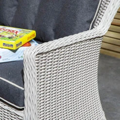 Prestbury Compact Diner Set Putty Grey -Garden Centre Store 161231 7