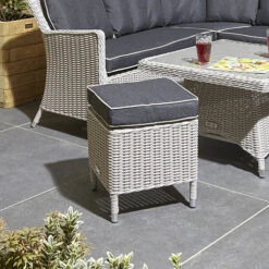 Prestbury Compact Diner Set Putty Grey -Garden Centre Store 161231 8