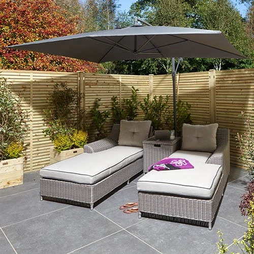 Prestbury Rectangular Overhang Parasol 1 Prestbury Rectangular Overhang Parasol
