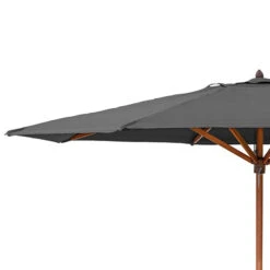Willington Grey 2.7m Wooden Parasol -Garden Centre Store 161239 3
