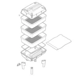 Tiger Wormery-3 Tray -Garden Centre Store 161318 5