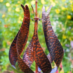 Jubilee Burnished Gold Wind Sculpture