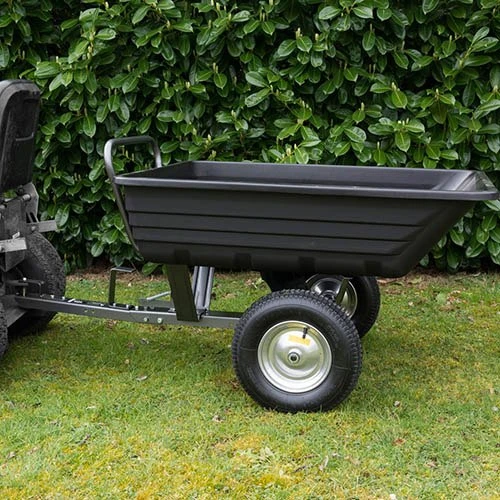 The Handy 650lb Poly Body Towed Dump Cart 2 The Handy 650lb Poly Body Towed Dump Cart - Image 2