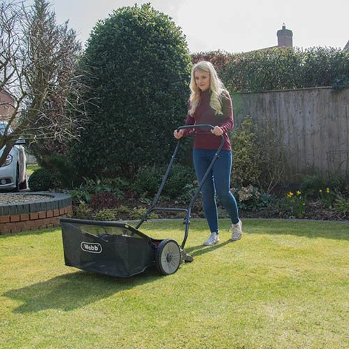 Webb 18 Inch 'Contact Free' Sidewheel Push Mower 2 Webb 18 Inch 'Contact Free' Sidewheel Push Mower - Image 2