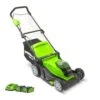 Greenworks 40v 40cm Walk Behind Mower With 2 X 2Ah Batteries And Charger
