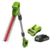 24V 51cm (20') Long Reach Cordless Hedge Trimmer With 2Ah Battery & Economy Charger